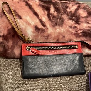 Coach Wristlet with Wallet Features and extra room